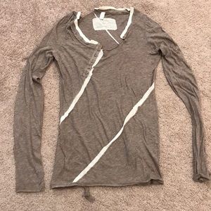 All Saints disressed henley